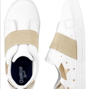 Girls Sparkle Star Slip-Ons